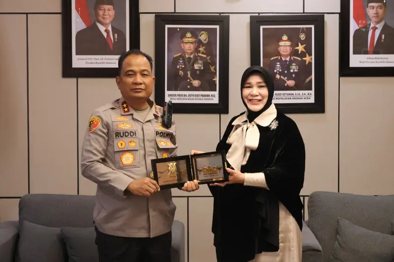 Kapolda Aceh Terima Silaturahmi Yayasan Pendidikan Islam Tgk. Chiek Oemar Diyan