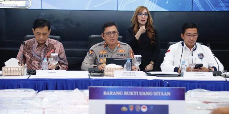 Bareskrim Polri Ungkap Tiga Kasus Judi Online, Sita dan Bekukan Dana Puluhan Miliar