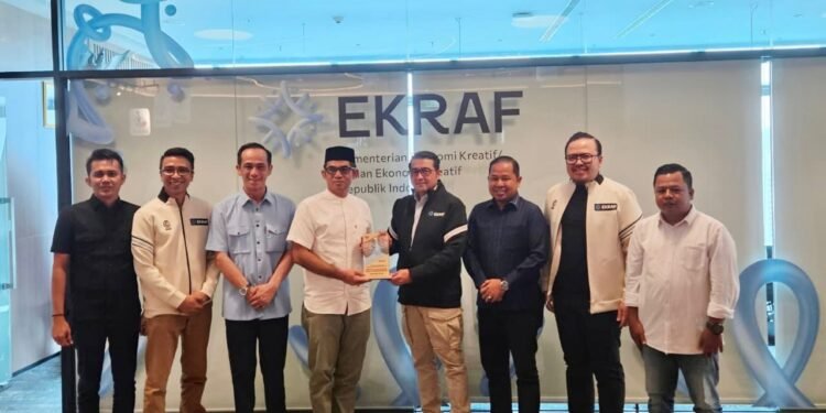 Bahas Kemandirian Ekonomi Dayah, Disdik Dayah Aceh Audiensi dengan Menteri Ekonomi Kreatif