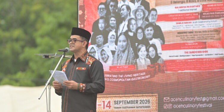 Buka Aceh Culinary Festival 2026, Plt. Sekda: Kuliner Merupakan Bagian dari Identitas Aceh