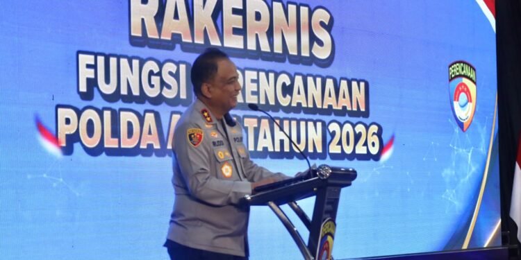 Buka Rakernis Fungsi Perencanaan, Kapolda Aceh Tekankan Program dan Anggaran Tepat Sasaran