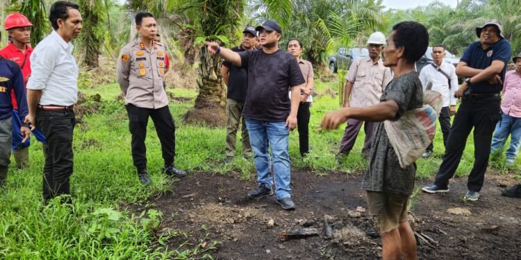 IDitreskrimsus Polda Aceh Asistensi Penanganan Karhutla di Aceh Singkil