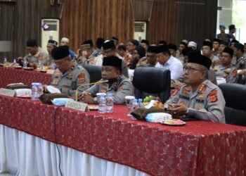 Kapolda Aceh Ikuti Ngaji Kebangsaan Bersama Gus Baha secara Hybrid