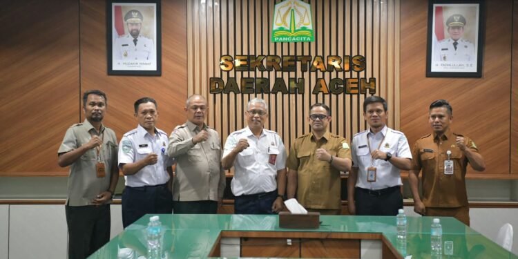 Plt. Sekda Aceh Perkuat Sinergi dengan BMKG untuk Kesiapsiagaan Bencana