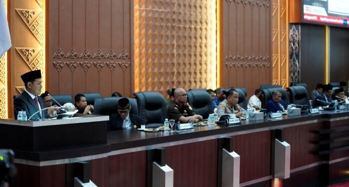 Rapat Paripurna Jawaban Pemerintah Aceh atas Pendapat Banggar APBA 2025