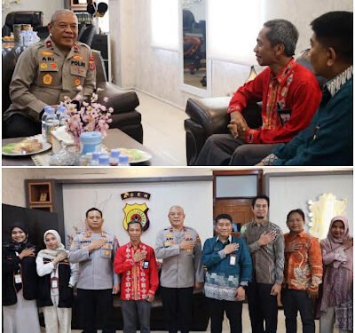 Wakapolda Aceh Terima Silaturahmi Kepala BPS, Perkuat Sinergi Data dan Informasi