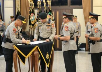 Kapolda Aceh Hadiri Sertijab Sejumlah PJU Mabes dan Kapolda Jajaran