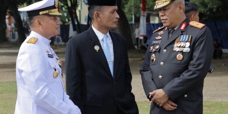 Wakapolda Aceh Hadiri Upacara Peringatan HUT ke-81 TNI, Perkuat Sinergi TNI-Polri
