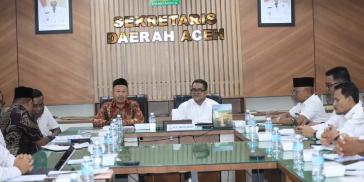Plt. Sekda Aceh Ikuti Rapat Persiapan Pelaksanaan PORA XV Aceh Jaya