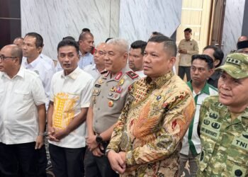 Wakapolda Aceh Sambut Kedatangan Ketua Umum DPN HKTI/Kepala BGN
