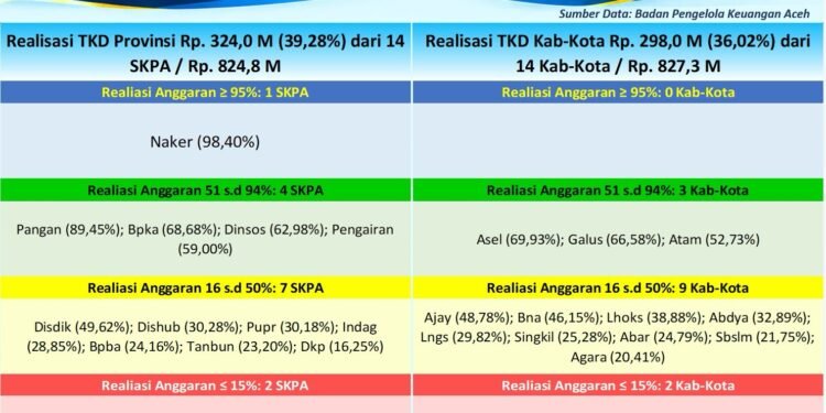 Tambahan TKD Aceh 2026 Capai Rp 621,96 Miliar, Publik Dapat Pantau Langsung Lewat Portal P2K
