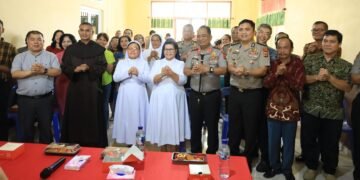 Kapolda Aceh Sampaikan Pesan Kamtibmas di Gereja Hati Kudus